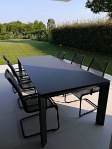Tavolo in alluminio di design per esterni